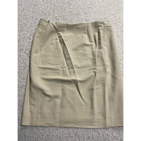 Narciso Rodriguez Women's Size Medium Pencil Skirt Cream Made in Italy - Picture 6 of 7